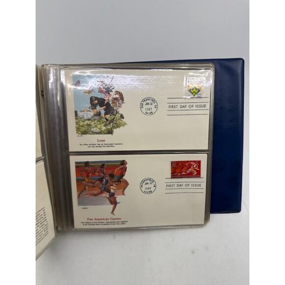 The United States First Day Cover Society Album 34 Cover 1986 First Day Issue - Picture 7 of 10